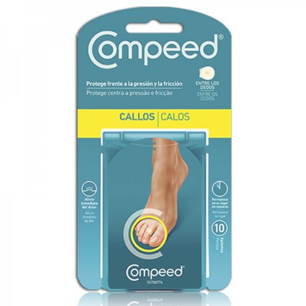 Compeed Apósitos Callos Entrededos 10 Unidades